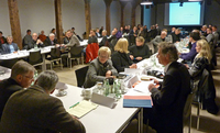 Präsentation des WasserBurgenWelt-Konzepts in der gemeinsamen Ausschuss-Sitzung in Lüdinghausen (Foto: S. Thiesing)